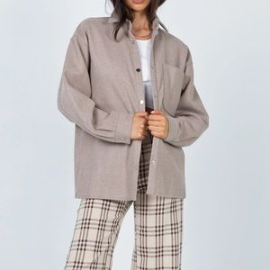 Princess Polly Harry Jacket in Beige size XS/S